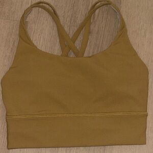 Lululemon Gold mustard  sportsbra size 2